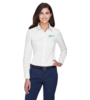 Ladies' Devon & Jones Crown Collection® Solid Oxford Woven Shirt 